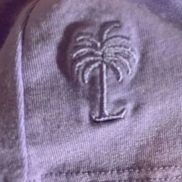 Lilly Pulitzer Off Shoulder Ruffle Womens Large Lavender Long Sleeve Spring Top - Picture 4 of 4